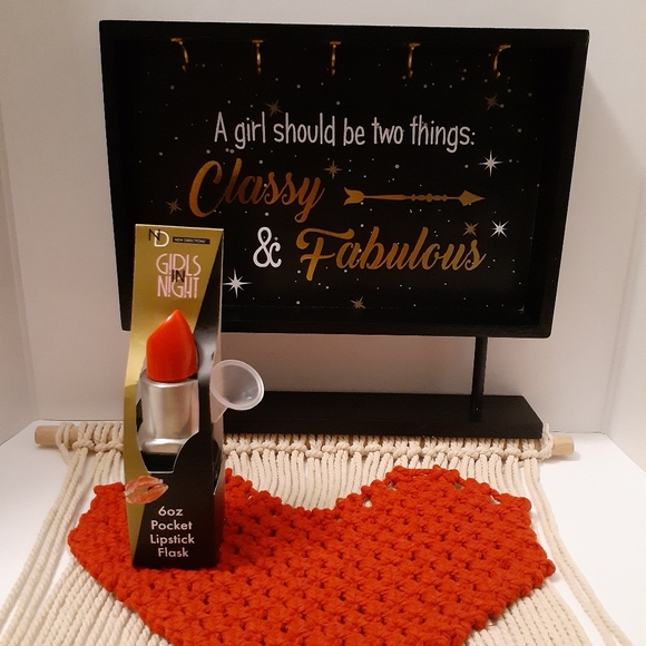 belk Other - *NWT* 6oz. Red Lipstick Flask